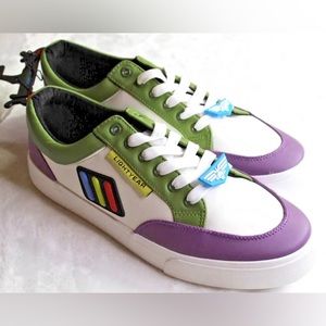 Disney Toy Story Buzz Lightyear Men's Lace Up Shoes White Size 10.5